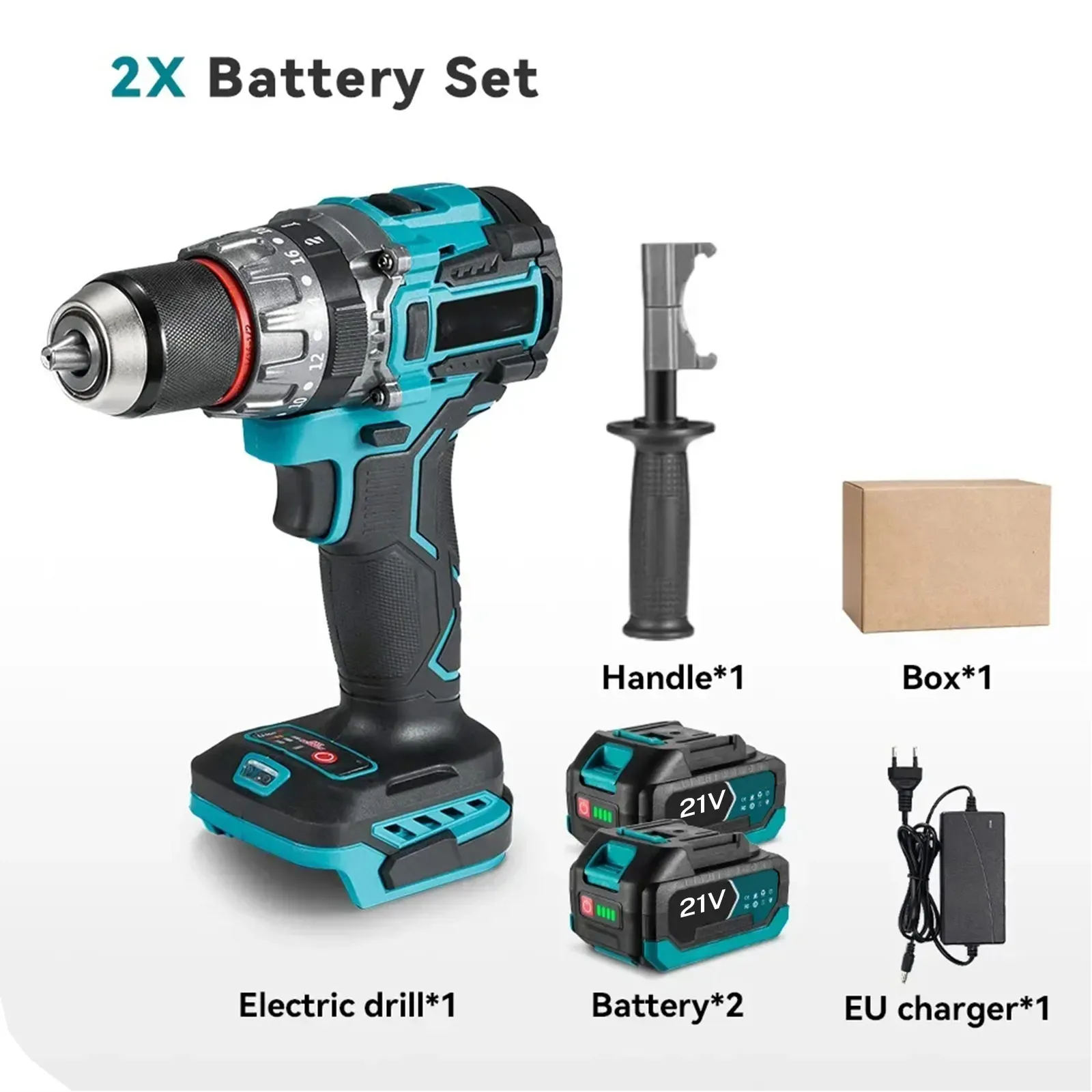 700N.M Bürstenlosen Elektrischen Schlagbohrmaschine Akkuschrauber Platten Boden Holzbearbeitung Power Tool Für Makita Batterie Pin – Detail 11