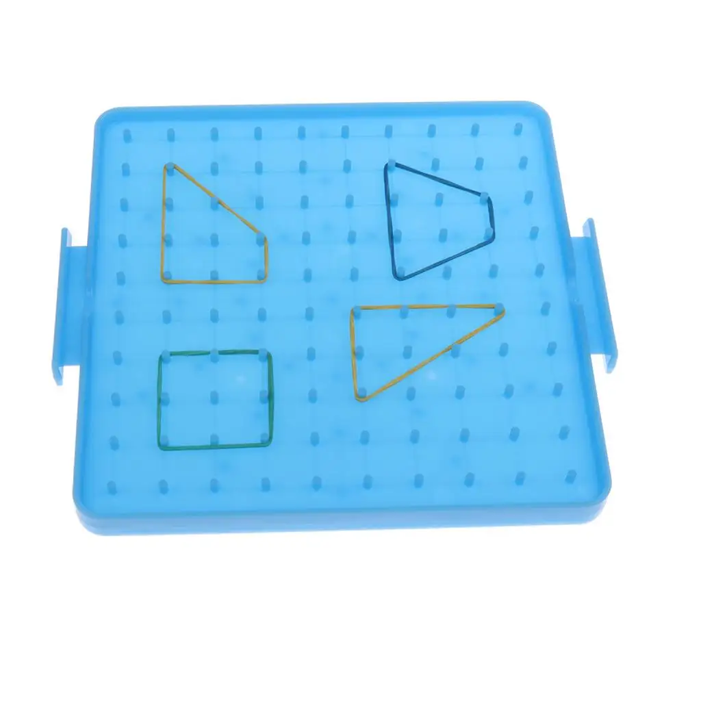 5-6pack Plastic Nail Board Plate strumento didattico per la matematica prescolare giocattolo per bambini