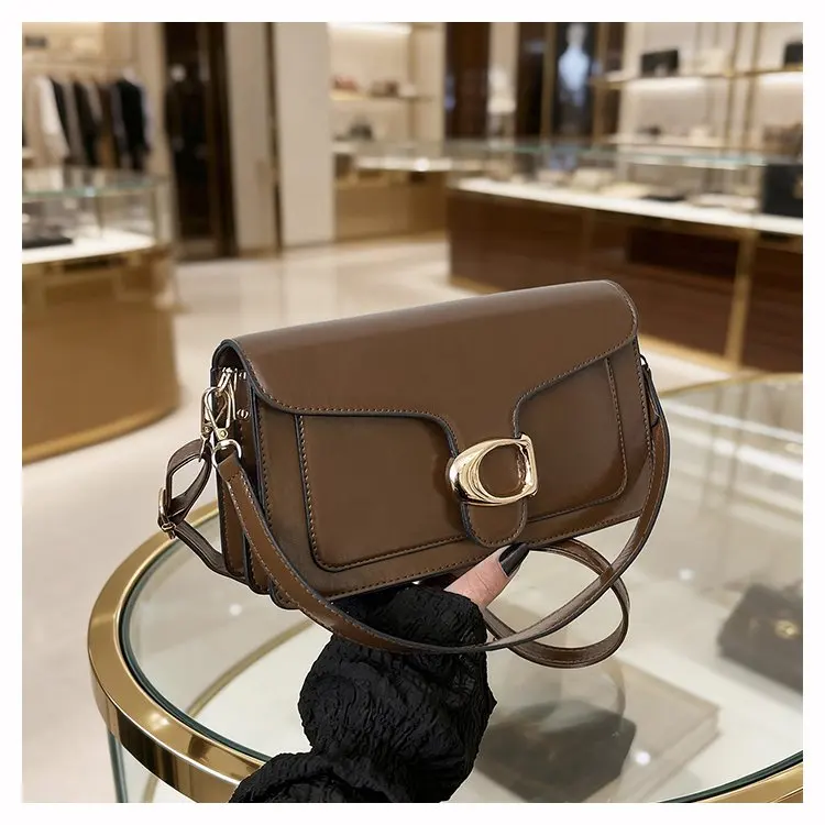 

2026 New Retro Shoulder Bag, High-end Textured Minimalist Tote & Crossbody Bag, Versatile Commuter Handbag for Women