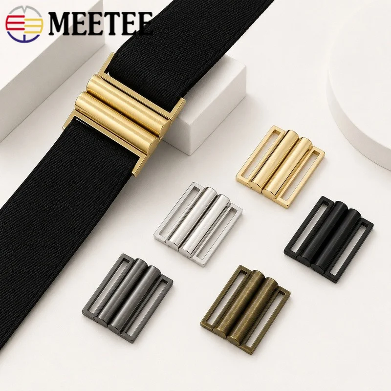 3Pcs 30-80mm Metal Belt Buckle Hasp Combined Button for Coat Down Jacket Garment Waistband Sewing Closure Clasp Accessory Kit