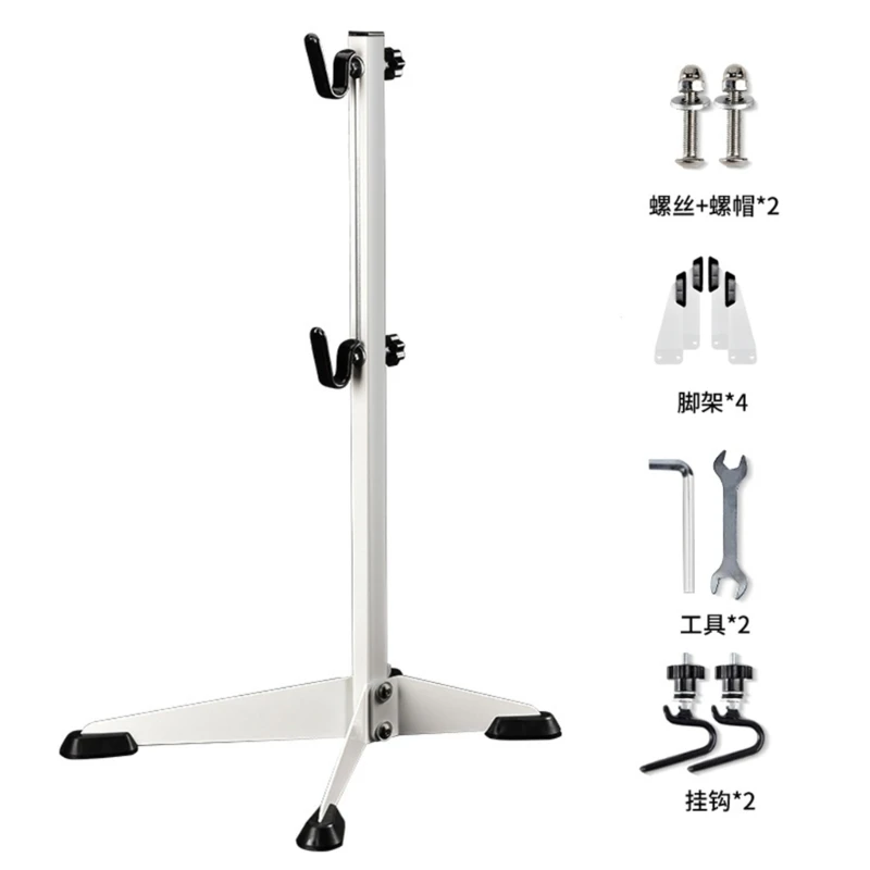 

Regulable Bike Display Stand Bicycles Stand Universals Bike Floor Parking Rack for Secure Parking and Display