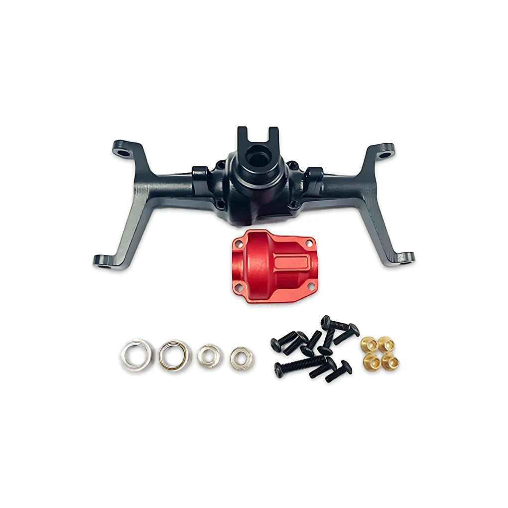 RCGOFOLLOW Metal Rear Axle Housing CVD Drive Shaft Steering Knuckle Set For 1/18 HOBBYPLUS CR18P Truck Rock Van RC Upgrde Parts