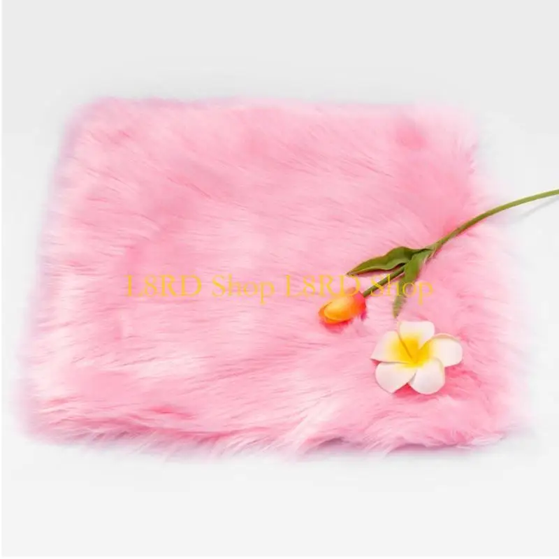 L8RD Plush Pad Background Mat Soft Manicure Display Mat Photography Backdrop Photo Props