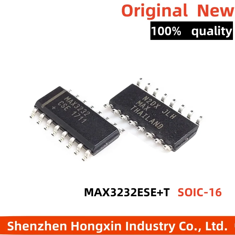 

10 pieces new SMT MAX3232ESE+T SOIC-16 chip RS232 transceiver IC