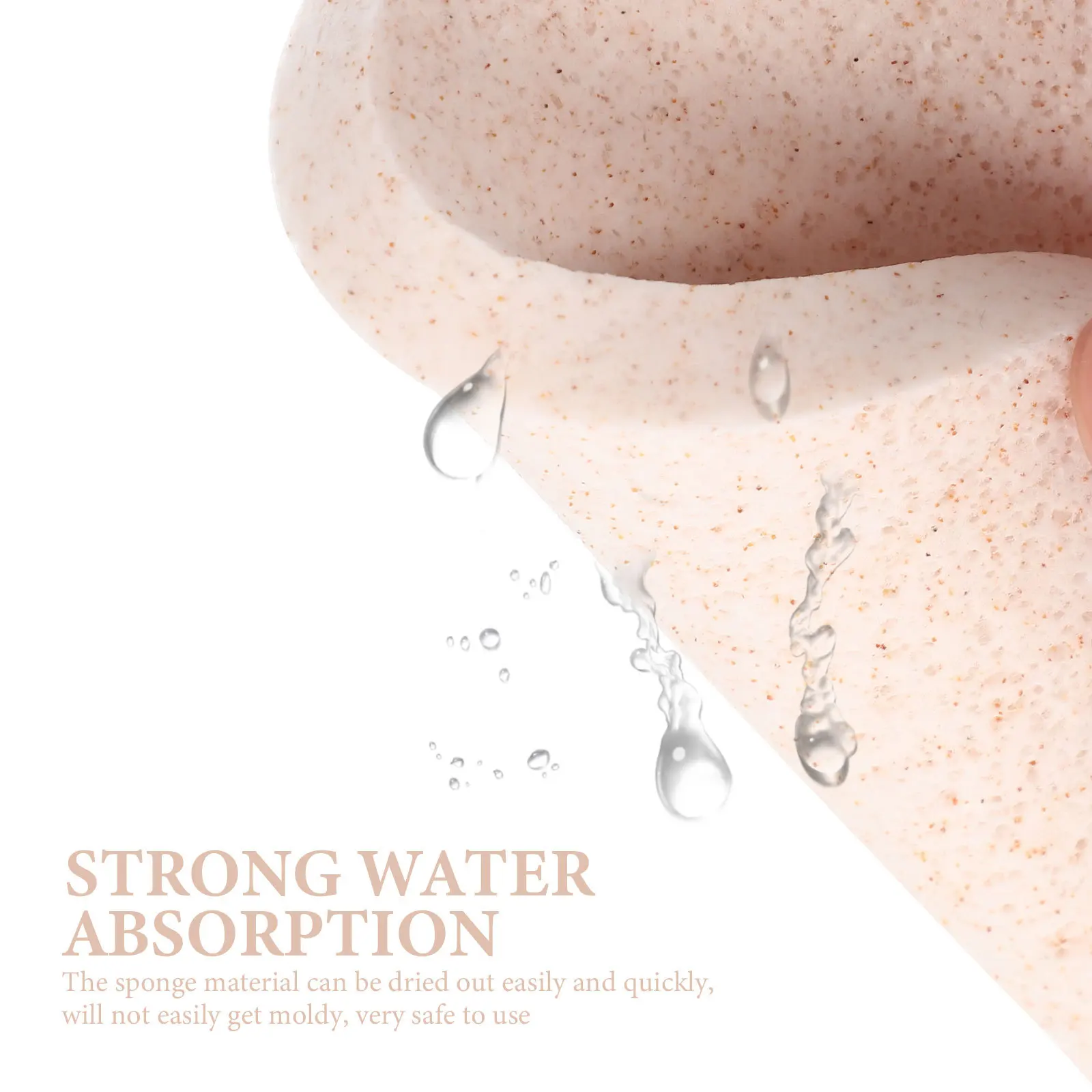 

10Pcs Portable Face Scrubbers Multi-Function Exfoliating Sponges Compact Household Facial Supplies Exfoliating Face Scrubber