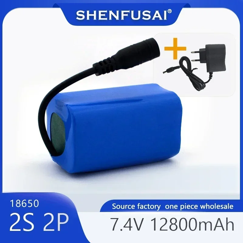 24 yearsNew lithium-ion battery pack, 7.4 V, 12800 mah, T1882011-5, T888, V007, H18, C18, suitable for fishing boats, LED