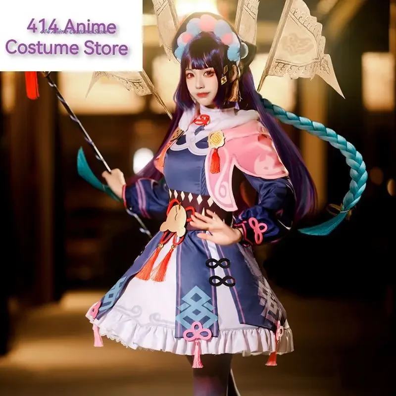 Game Genshin Impact Yunjin Cosplay Kostuum Anime Chinese Opera-Outfit Yun Jin Lolita Jurk Vrouwen Party Rollenspel Kleding