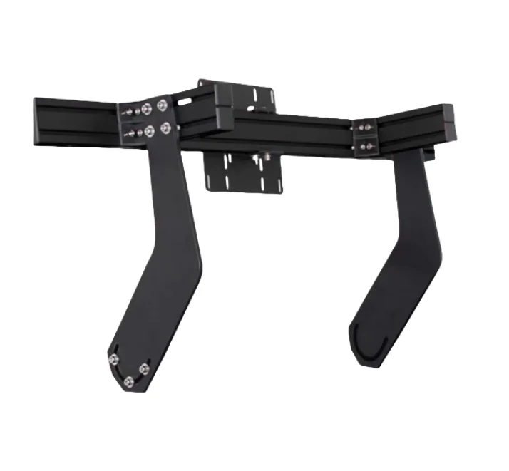 Custom Single Screen Monitor TV Mount for Sim Racing Cockpit 32 Inch Monitor Arm TV Stand Floor Support for Racing Simulator Rig