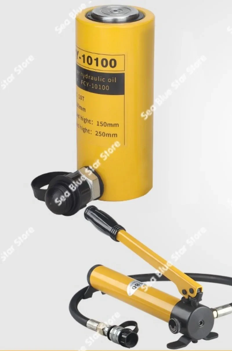 Separate hydraulic jack ultra-thin extended cylinder small mini split 5T20T50T100 tons top support