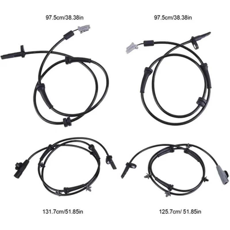 4Pcs ABS Wheel Speed Sensor Compatible for Altima 2007-2012 Replaces 47900-ZX70A 47901-ZX70A 47910-JA000