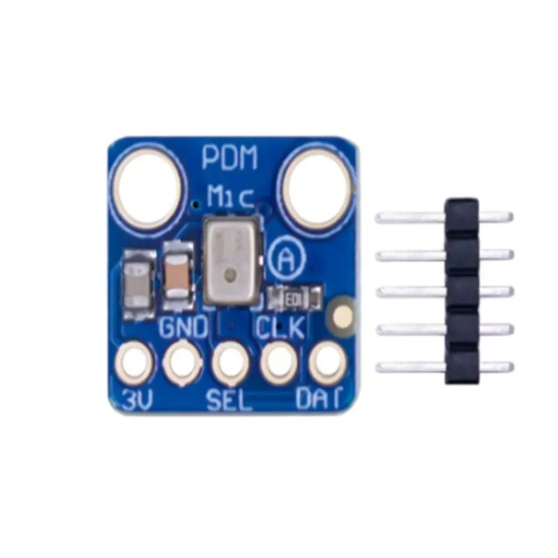 2X MP34DT01 PDM Digital MEMS Microphone Module Simple Pulse Density Modulation Output Small Omnidirectional Microphone
