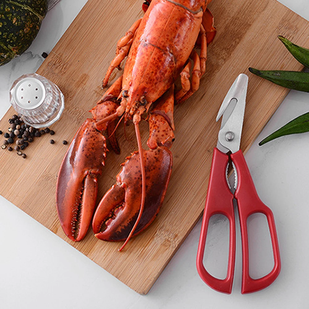 

Kitchen Detachable Scissors Stainless Steel Seafood Lobster Crab Scissors Multifunctional Kitchen Tools