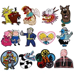 Cartoon Dog Embroidery Patch Cartoon Funny Animal Patch Iron On Patches For Clothing Patches On Clothes Jeans Sew Stickers