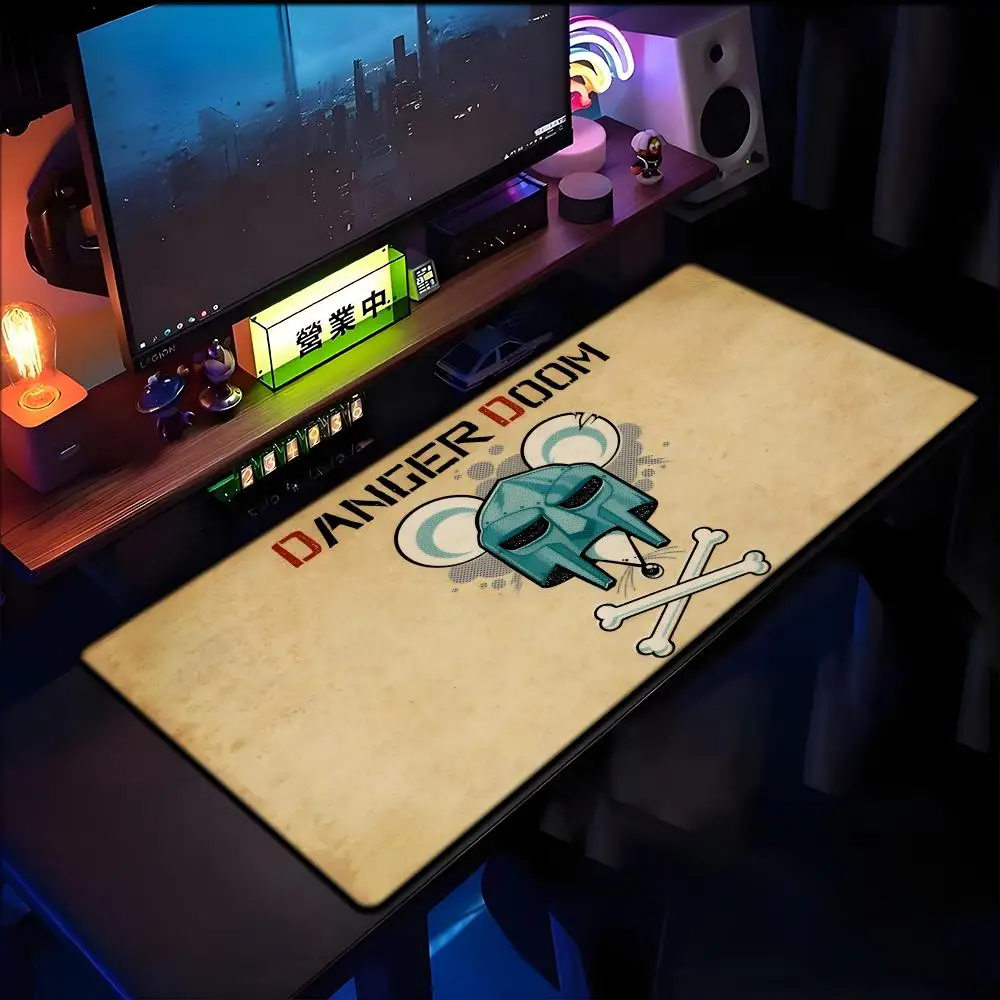 

MF DOOM Rapper Mousepad Gaming Office Desk Pads Large For Computer Non-slip Lockedge Mouse Pad