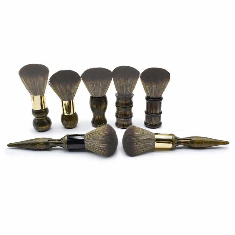 男性用ひげとあごひげブラシ,ナイロンシェーブ,プロのフェイシャルクリーニング機器,美容院ツール,1個