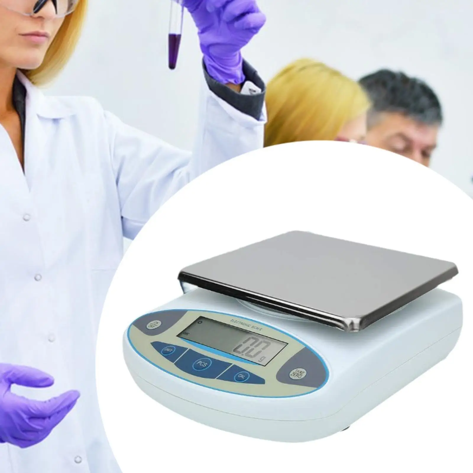 

EU 220V Lab Electronic Scale High Performance Stainless Steel Multipurpose Measuring Tool for Agriculture Industry Laboratories
