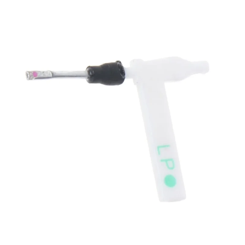 Phonograph Turntable Dual Moving Cartridge Replace The Touch For LP Vinyl Needle Double Ruby And Sapphire Stereo,LP LP Durable-N