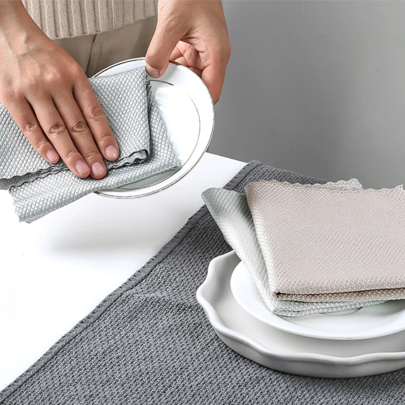 Dishwashing Kitchen Towel Cleaning Cloth for Window Glass Car Floor Rags Bowl Dish Ceramic Tile Wipe Duster Home Cleaning Tools