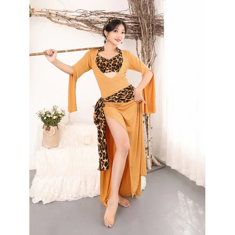 2025 Nieuwe stijl buikdanskostuum voor vrouwen Saidi Egyptische volksgewaadjurk met riet