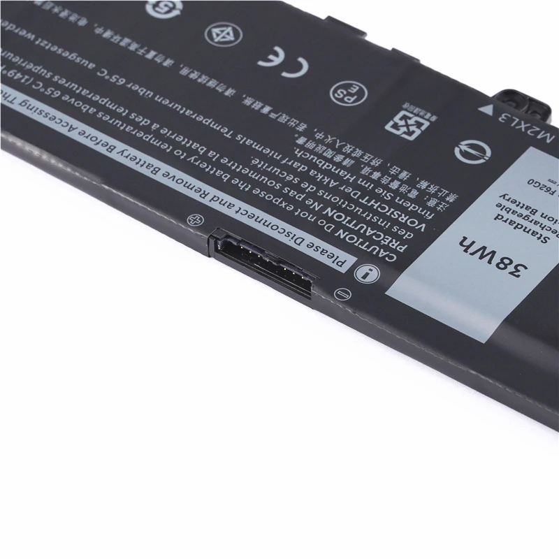 Csmhy-spinspiron13用バッテリー,11.4V,38wh,f62g0,5370 7370 7373,vostro 5370,rpjc3,ラップトップ用