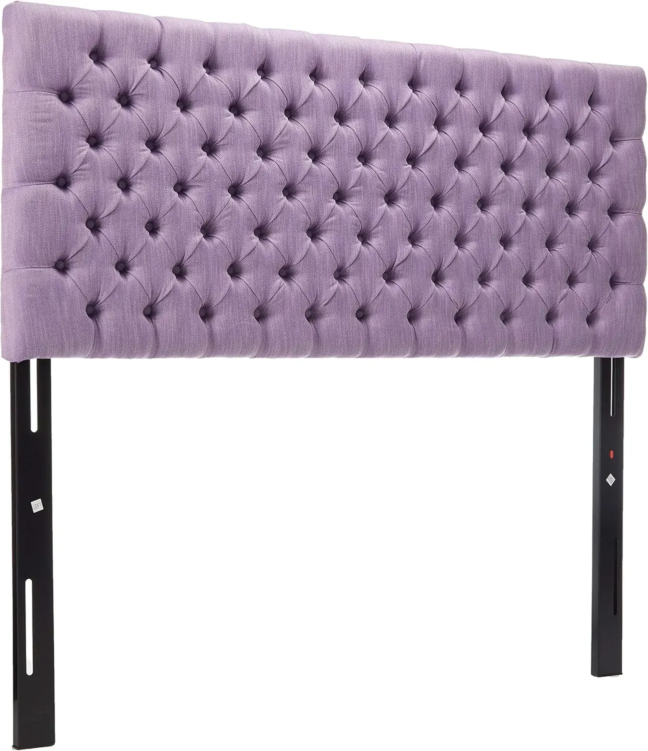 Knight Home Jezebel Headboard - Fully Upholstered, Queen / Full, Light Purple