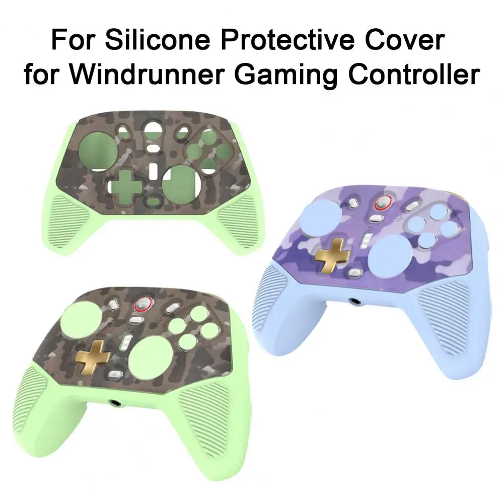 Lightweight Controller Cover Shockproof Silicone Game Controller Protector Sleeve for Gamesir Cyclone 2 Wireless Gamepad Full