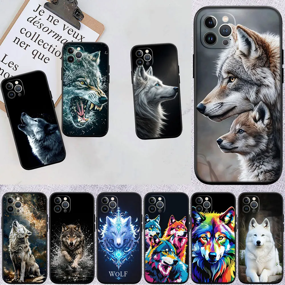 MN54 Wolf King Shell Phone Case for Samsung Galaxy A11 A12 A13 A15 A52S A53 A55 A56 A70 A71 A72 A73 F06 F16 F56 S10 Plus S10e