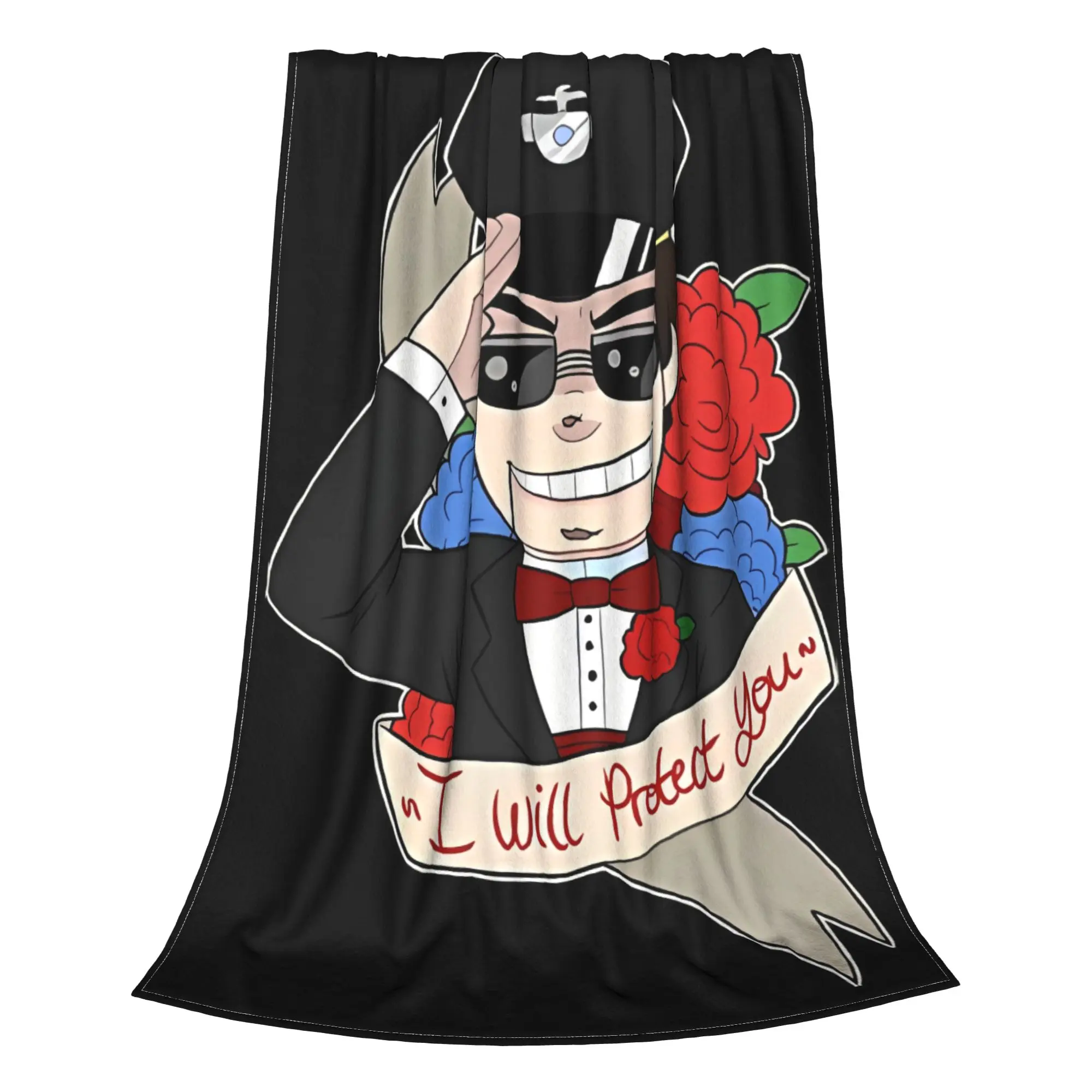 1PC Motivational Sergeant Slappy GGoosebumps Home Room Decorations Winter Blankets For Adults Bedding Home Interior Sofa Knee