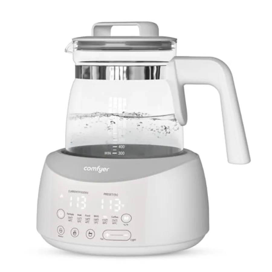 

BK01 Bottle Warmer Baby Bottle Warmer with Night Light and Faster Cooling Fan Instantly Water Warmer Tea Kettle Electric with 6