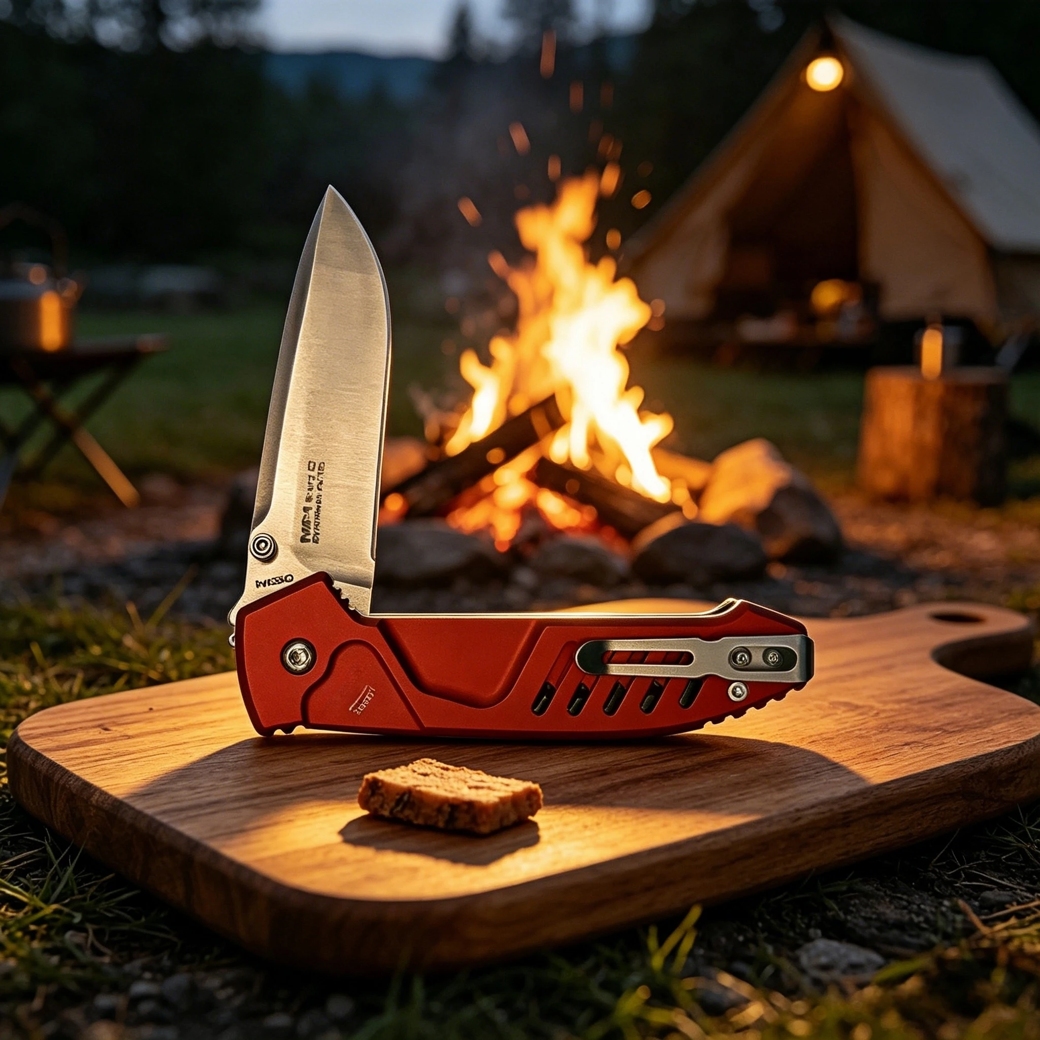 MF1-EVO, classic evolutionary folding knife, anodized finish, N690 steel material, portable and convenient knife for vehicle use