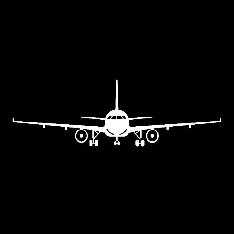 18cm*6cm Simple Small Airplane Special Creative Design Graphics KK Vinyl Car Sticker Unmatched Decal Pattern Car Accessories