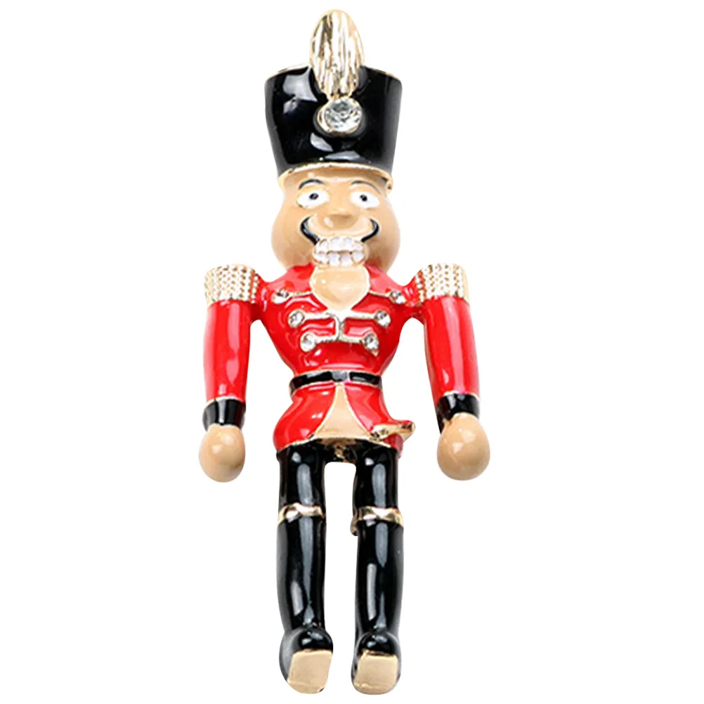 Nutcracker Pin Brooch Woman Jewelry Breastpins Miss Clothing Christmas Nutcrackers