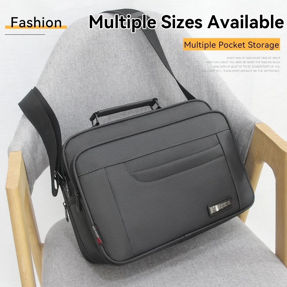 shoulder bag men Small bag Business Briefcase Large Capacity Multifunction fashion casual waterproof