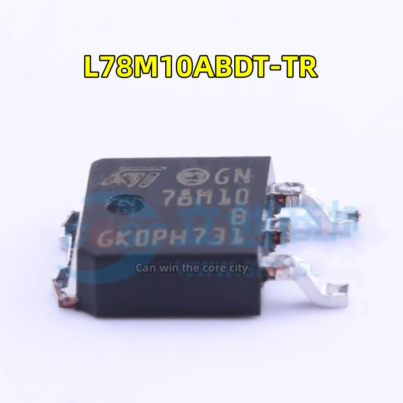 10 pieces New original genuine patch three-end regulator L78M10ABDT-TR screen 78M10B TO-252