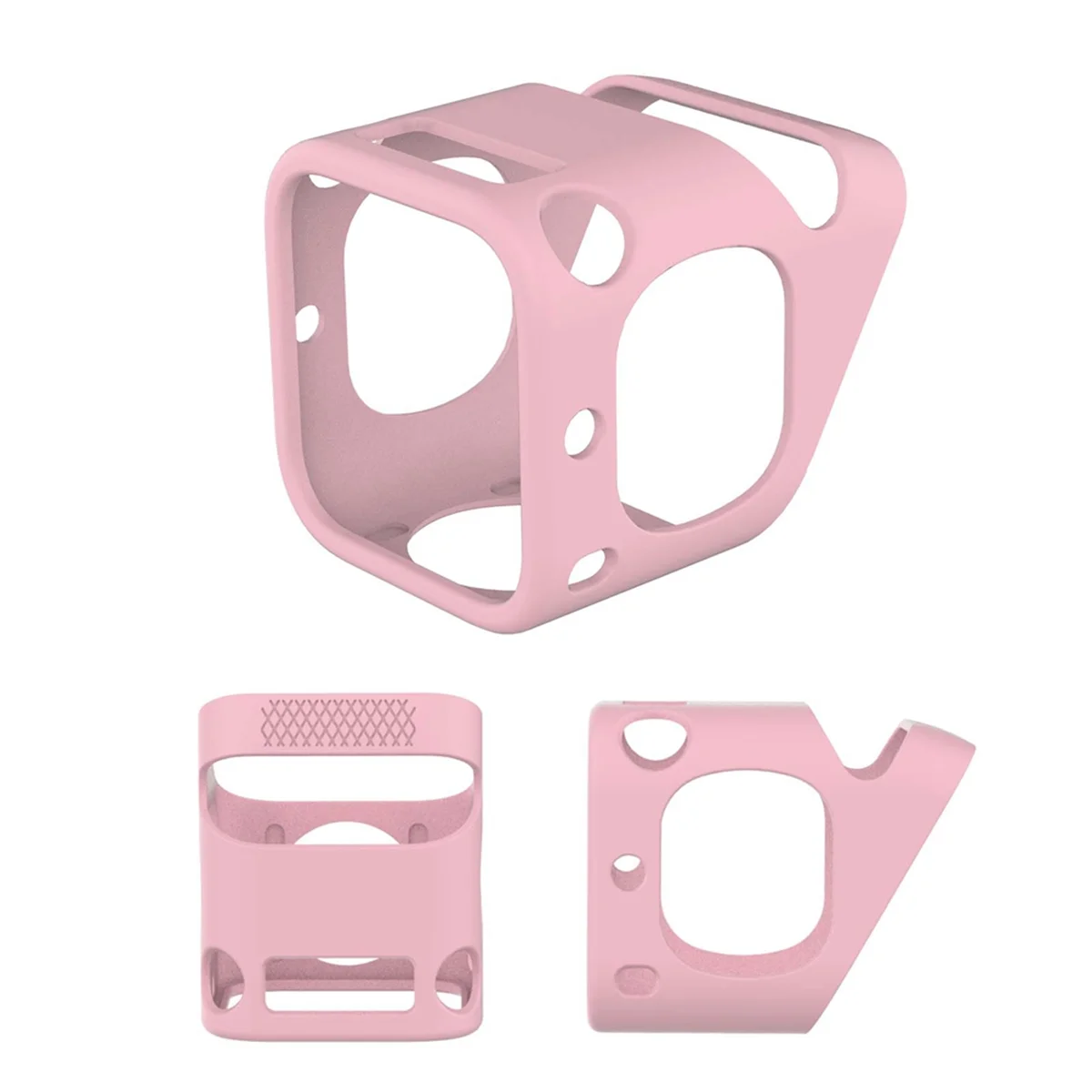 Silicone Case for Yoto Player 3Rd Gen, Kids Bluetooth Audio Speaker Plays Protective Cover Accessories - Pink