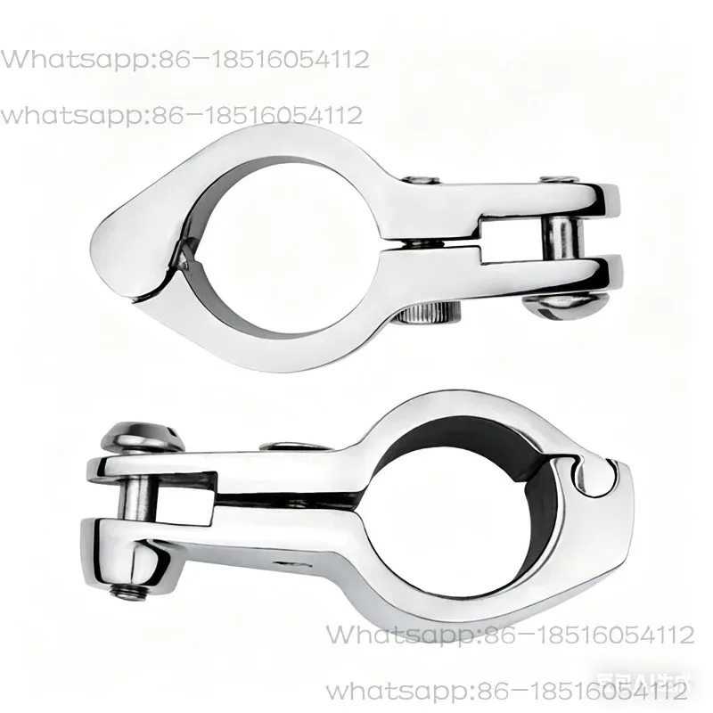 316 stainless steel pipe clamp 25mm high quality pipe clamp pipe clamp can be customized as yacht accessories