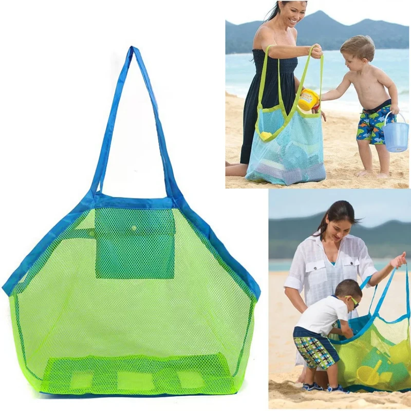 Outdoor Children's Beach Toys Quick Storage Digging Sand Tool Clutter Storage Bag Foldable Portable Beach Bag Swimming Bag