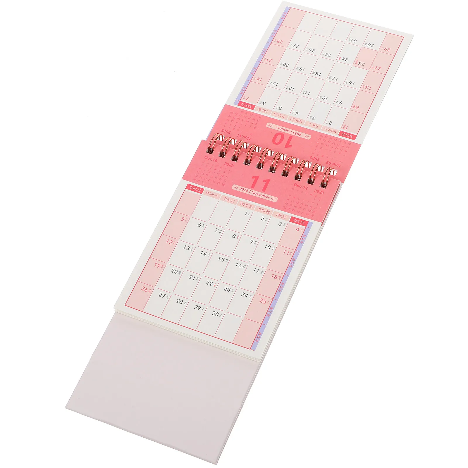 

Desk Calendar Home Retro for Office Small Standing Flip Desktop Mini Daily Attendance
