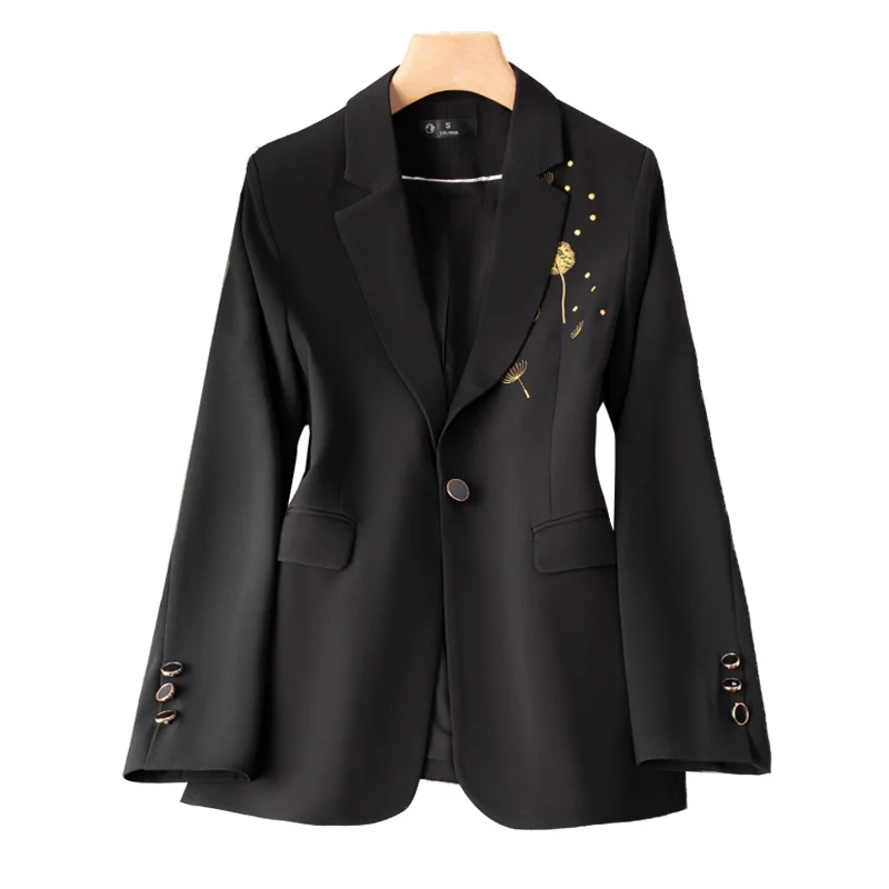 Women Jackets Res Small Suit Women's Coat Casual Small Loose Korean Version Small Suit Women's Design Sense Blazer Women