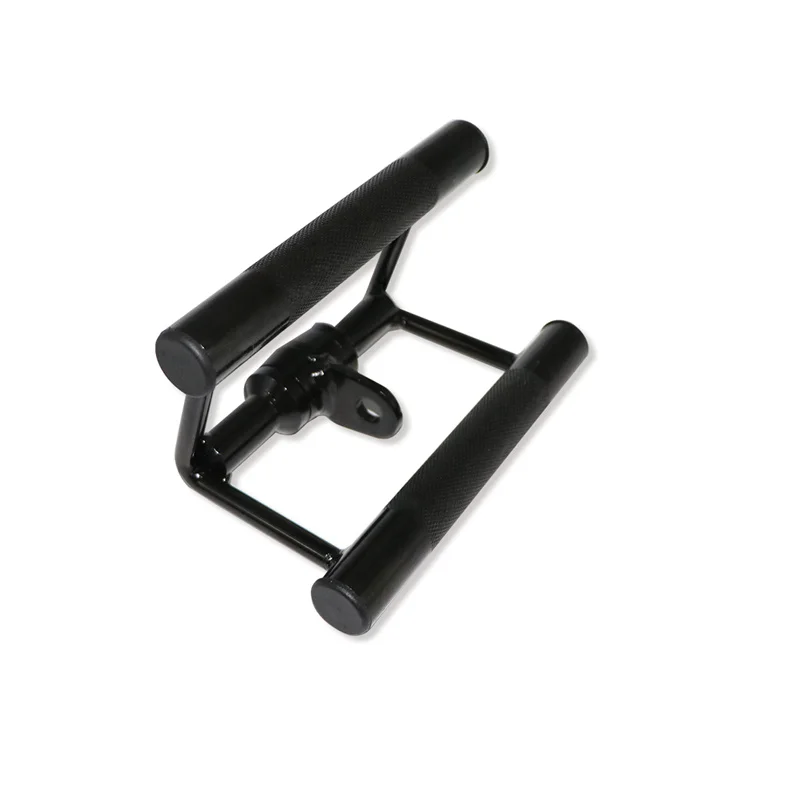 V-Shape Rotating Bar LAT Pull Down Bar Cable Machine Attachment for Gym, Rowing Fitness Weight Lifting Handle
