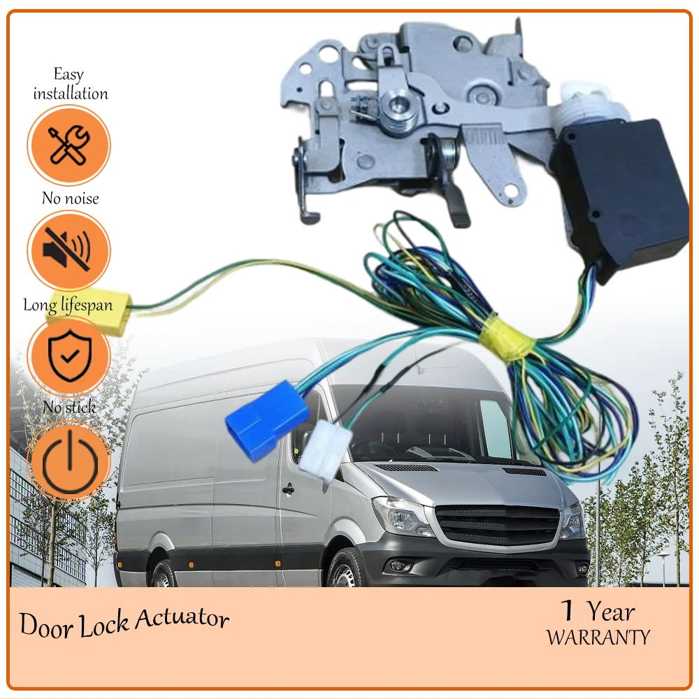 

Corrosion-Resistant Rear Door Lock Actuator Fit Mercedes-Benz Sprinter 2004-2006 4-Door, Silver Finish oem A9017302235 20240325