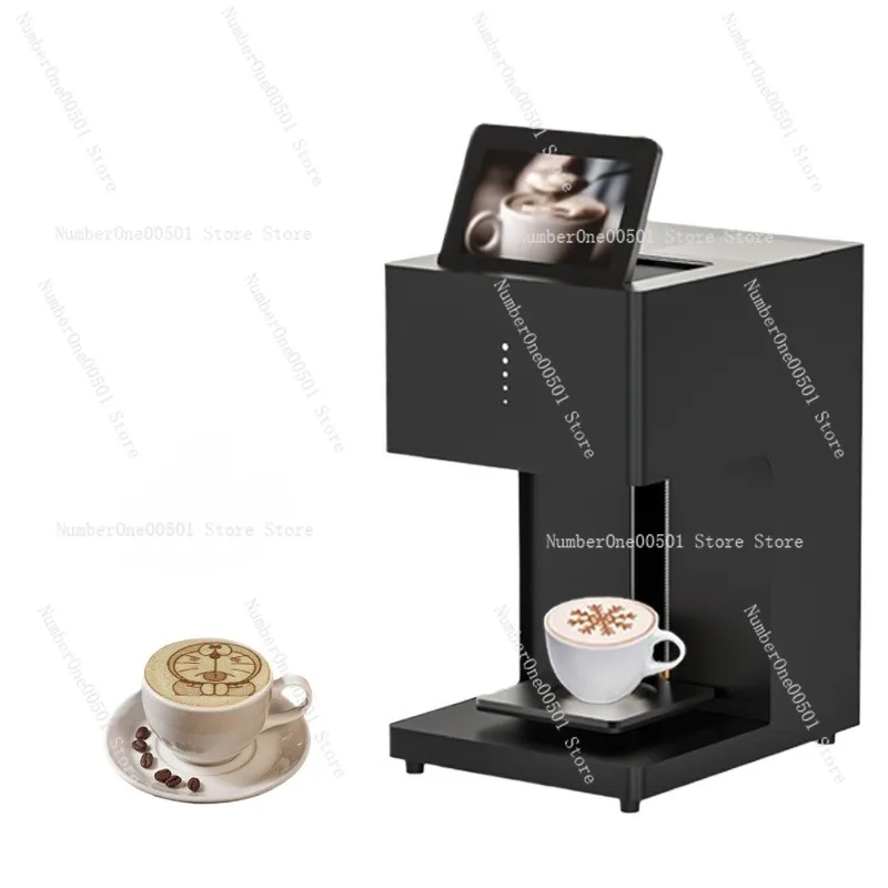 

3D gourmet coffee latte machine commercial color high-precision yogurt cloth food printer
