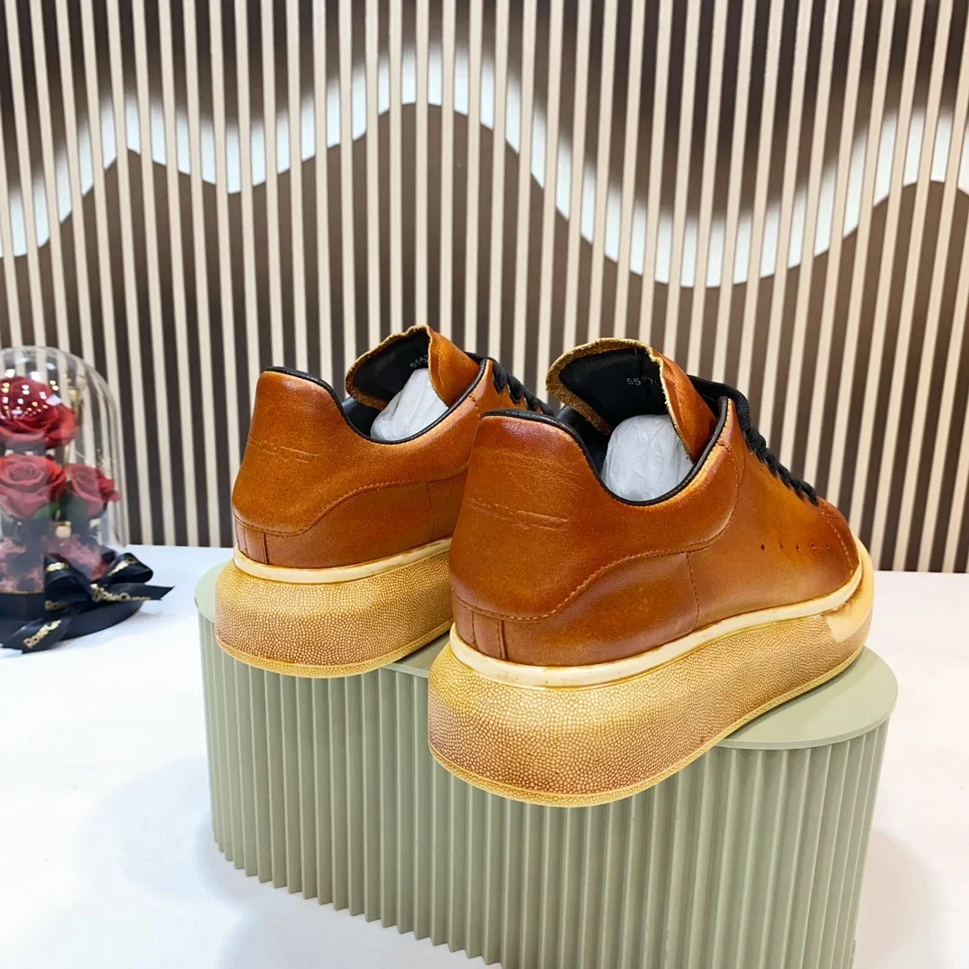 Top Hight Quality Mens Casual Sneakers Real Leather Womens Brand Designer Tennis Shoes Classic Fashion Design running shoes - Image 6