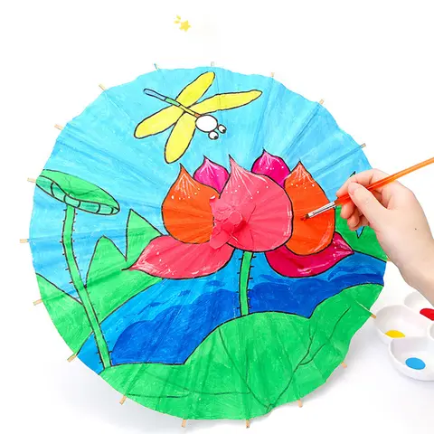 1-10 पीस पैरासोल छाते शादी की फोटो कॉस्प्ले प्रोप 60 सेमी पेपर छाता DIY सफेद छाता ग्रीष्मकालीन सफेद पार्टी समुद्र तट सजावट 6 best sales शादी की सजावट - №5