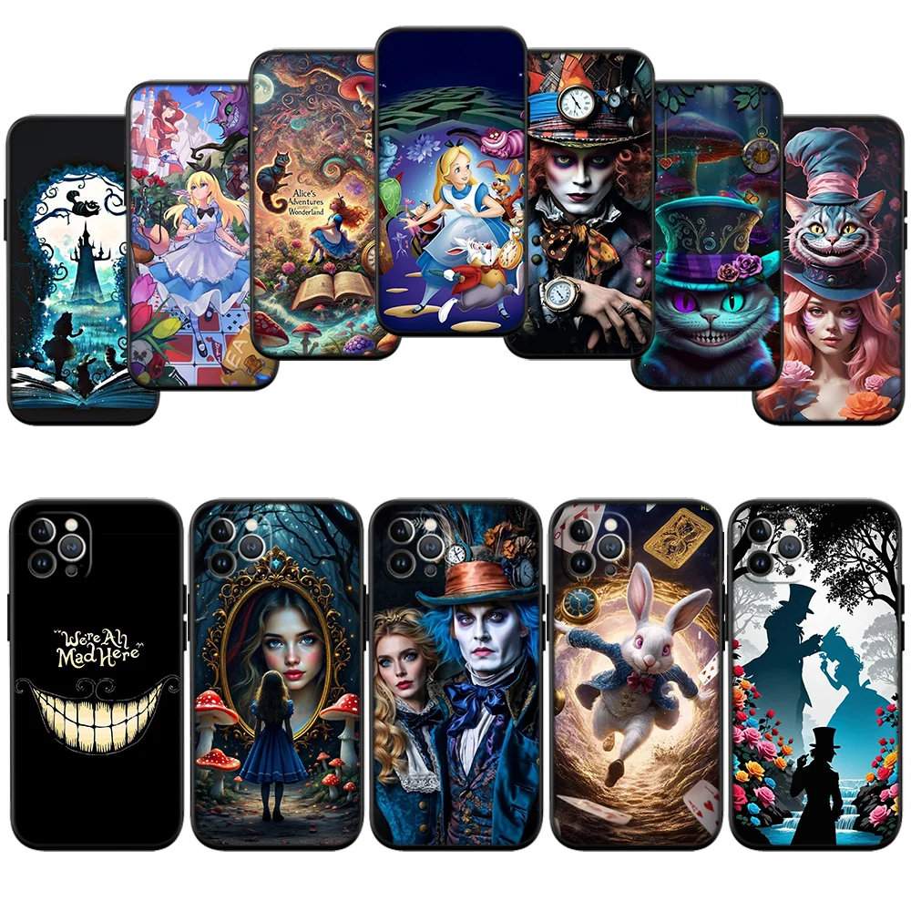 Новый высококачественный чехол для телефона DS1 Alice in Wonderland Cat для Redmi Note 8 9 Pro Max 9S 9T 9C NFC 8T 8A 10A A4