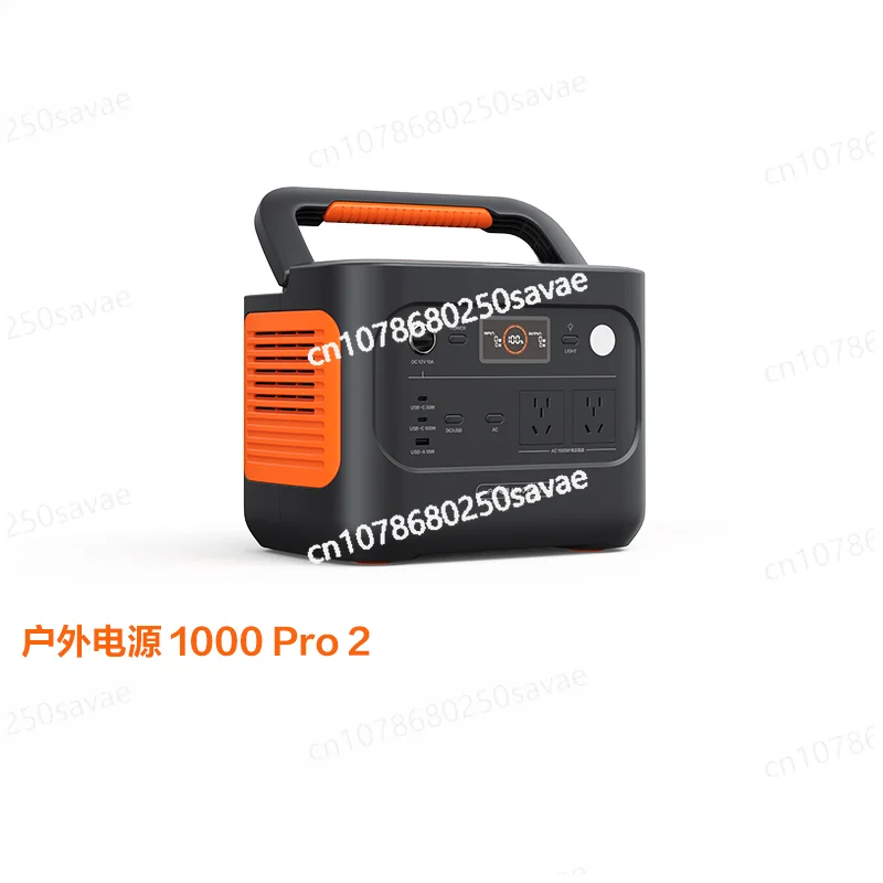 Large Capacity Outdoor Power Supply, Mobile Portable Backup Battery Lithium Iron Phosphate, 1500W, UPS Uninterrupted, 1 kW, 220V