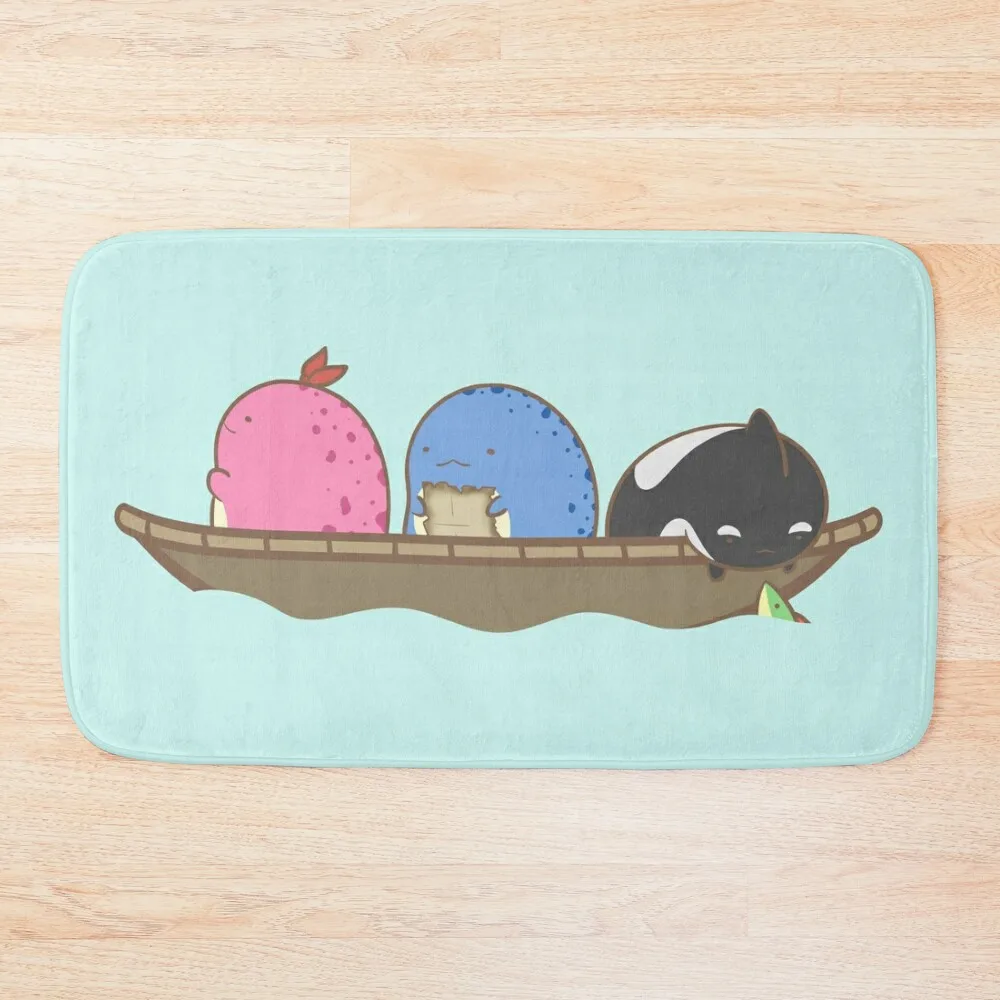 

Guild Wars 2- Quaggans in a Boat Bath Mat Bathroom Supplies Entrance Carpet Mat