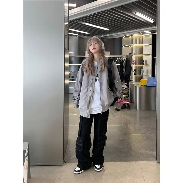 

Куртки-бомберы, женская одежда, коричневые стеганые офисные куртки с лацканами, милая металлическая пряжка, контрастный облегающий крой в стиле вестерн, длинная строка спереди