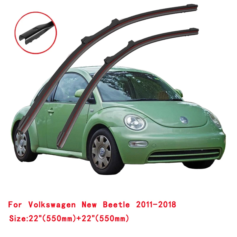 For VW Beetle 2003-2018 Car Windshield Wiper Blade Front Windscreen Brushes Washer Accessories Window Cleaning Replacement Parts