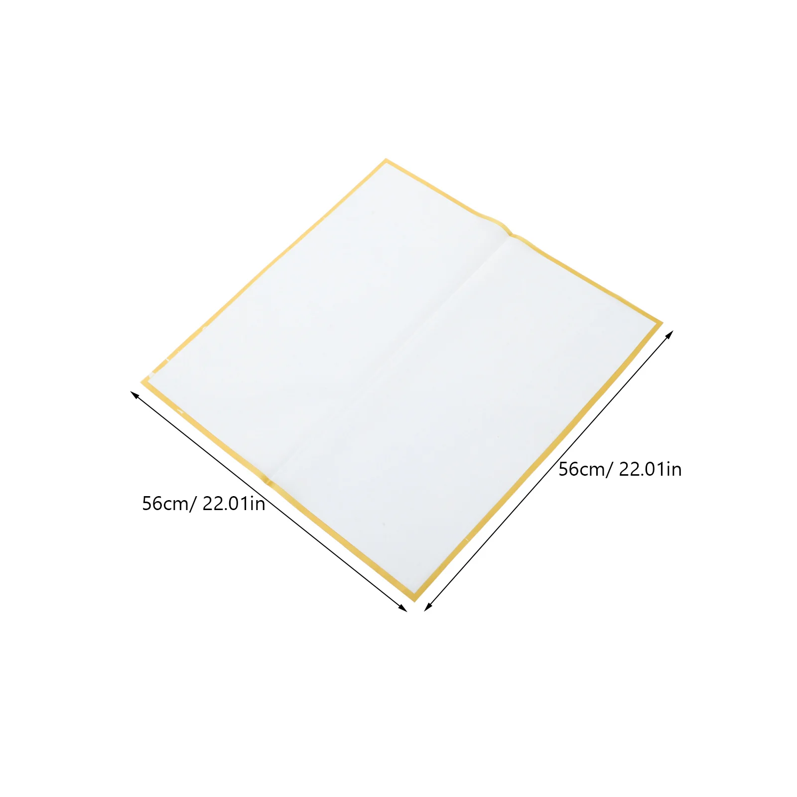 20 قطعة من ورق تغليف باقة الزهور المقاوم للماء بحافة ذهبية لحفلات الزفاف وعيد الحب وتغليف باقة الزهور